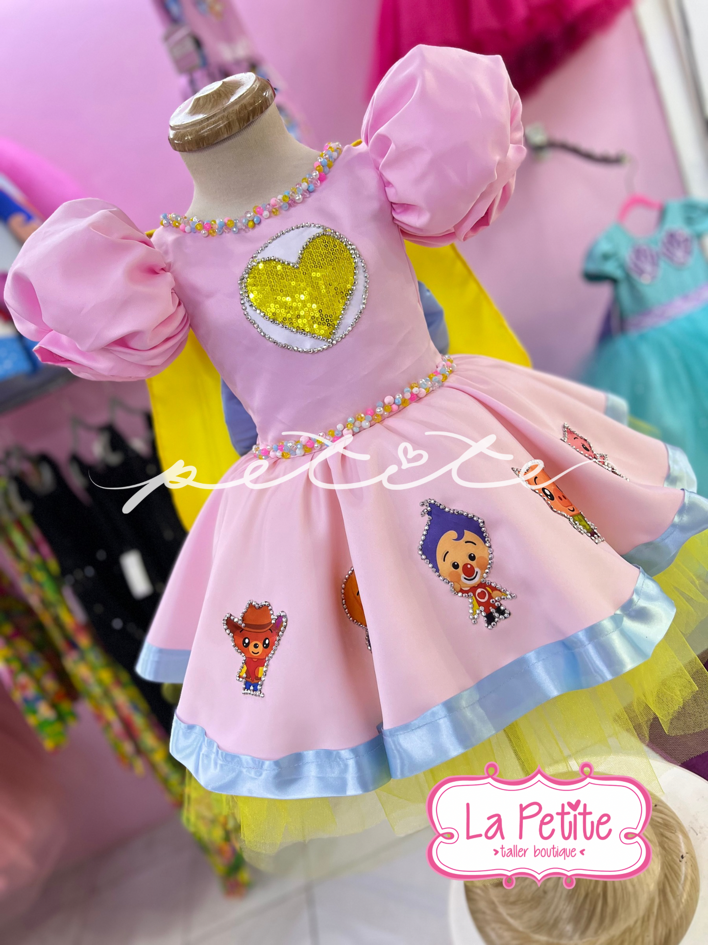 Plim plim corazon amarillo
