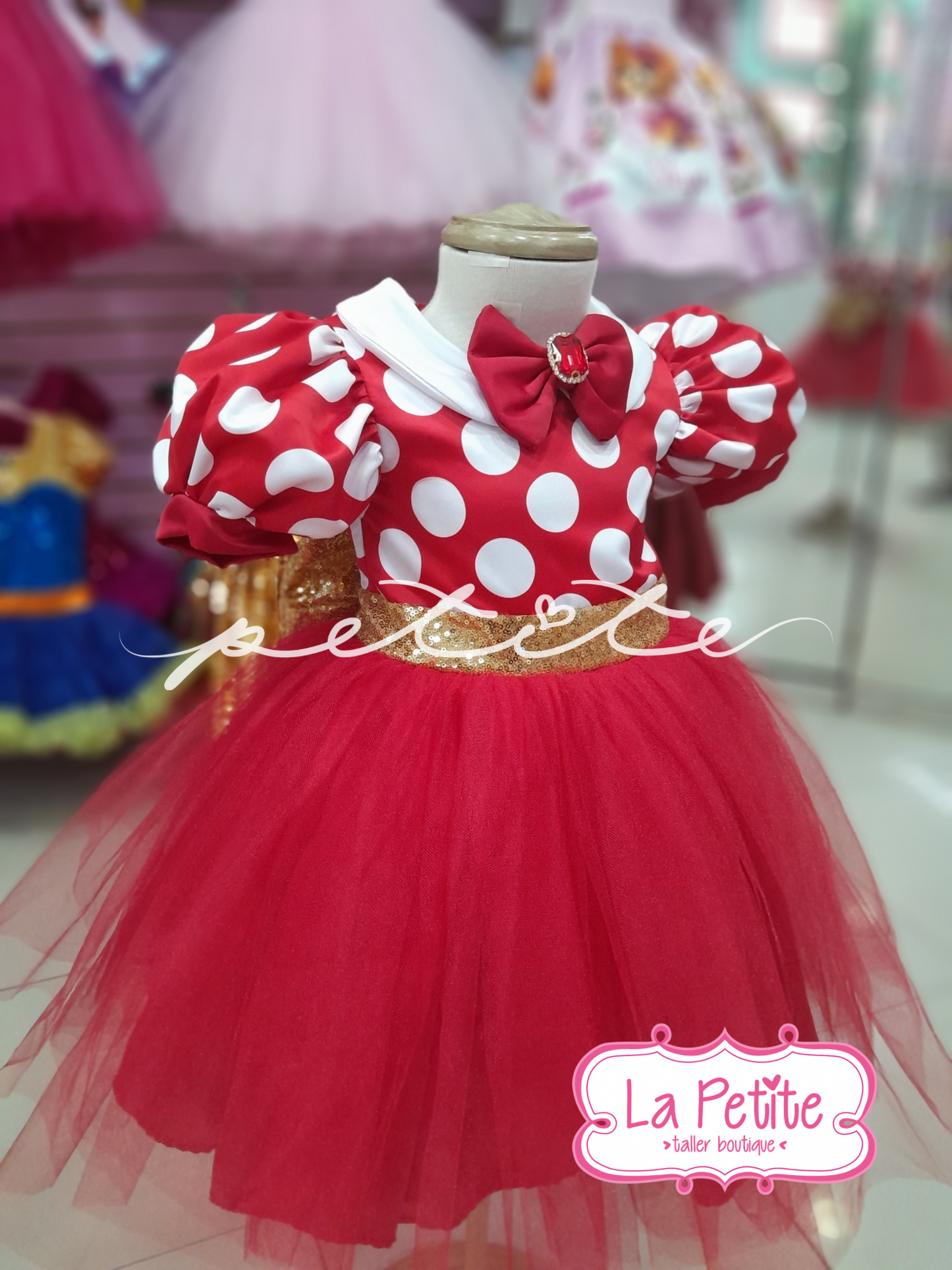 Minnie tul rojo