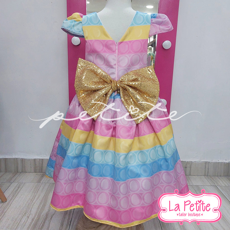 Vestido Pop It Patrón