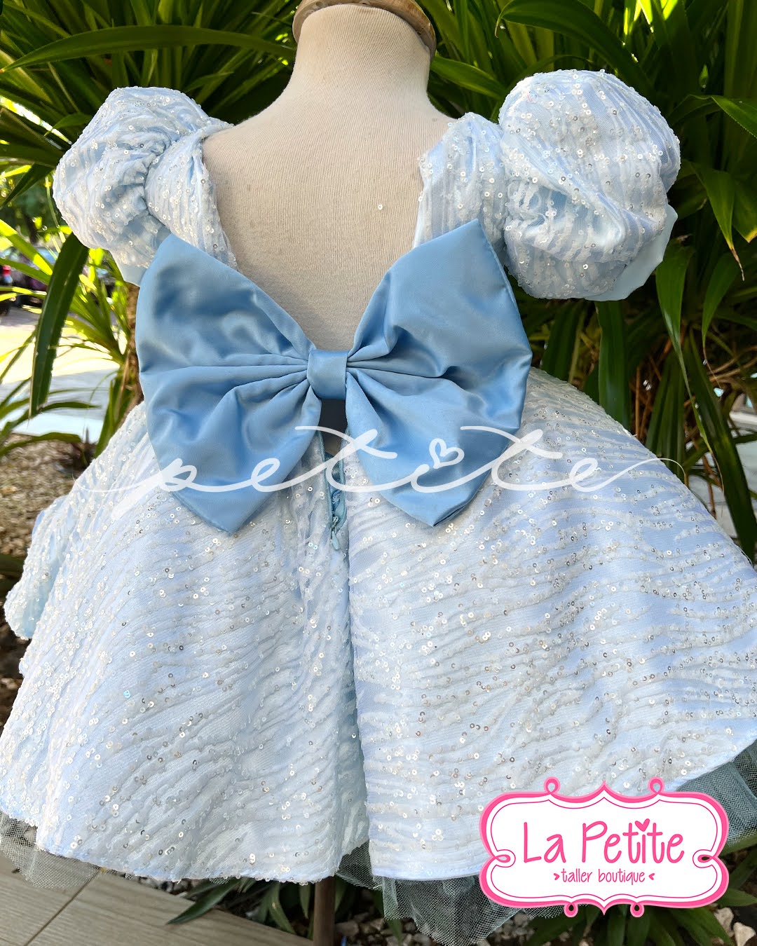 Vestido Azul Cielo Nieve