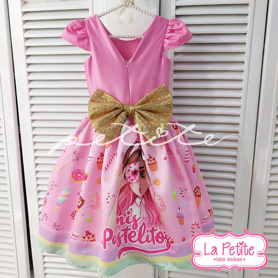 Mis Pastelitos top rosa