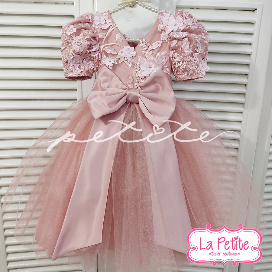 Vestido Top Encaje Floral rosa
