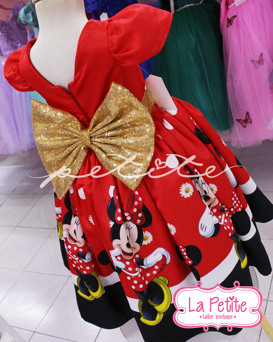 Minnie rojo sublimado