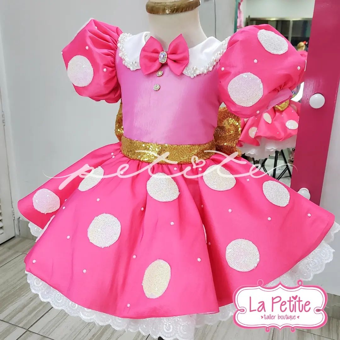 Minnie Luxo Rosa Chicle