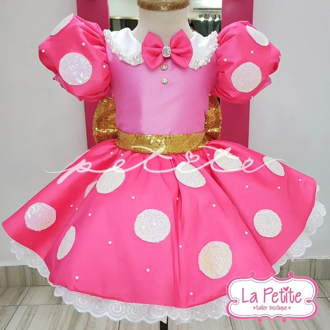 Minnie Luxo Rosa Chicle