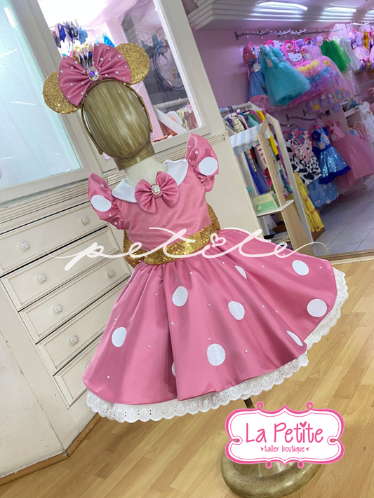 Minnie luxo rosa palo