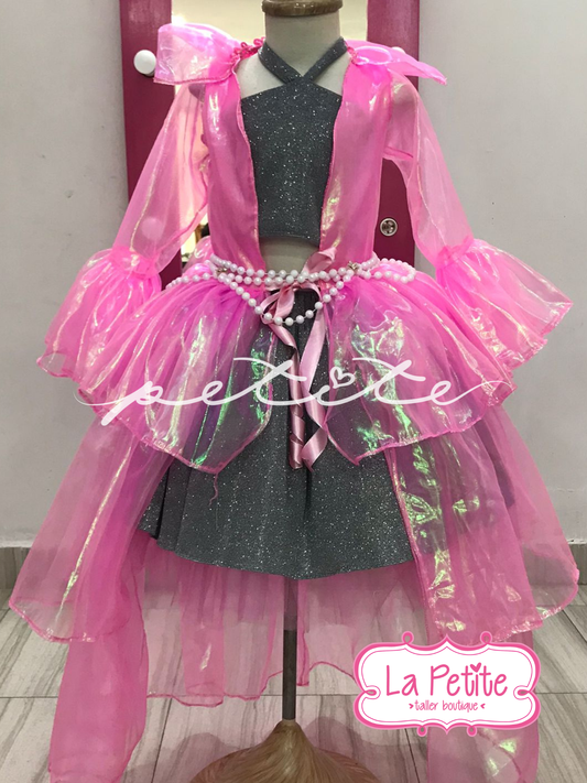 metal pink shine