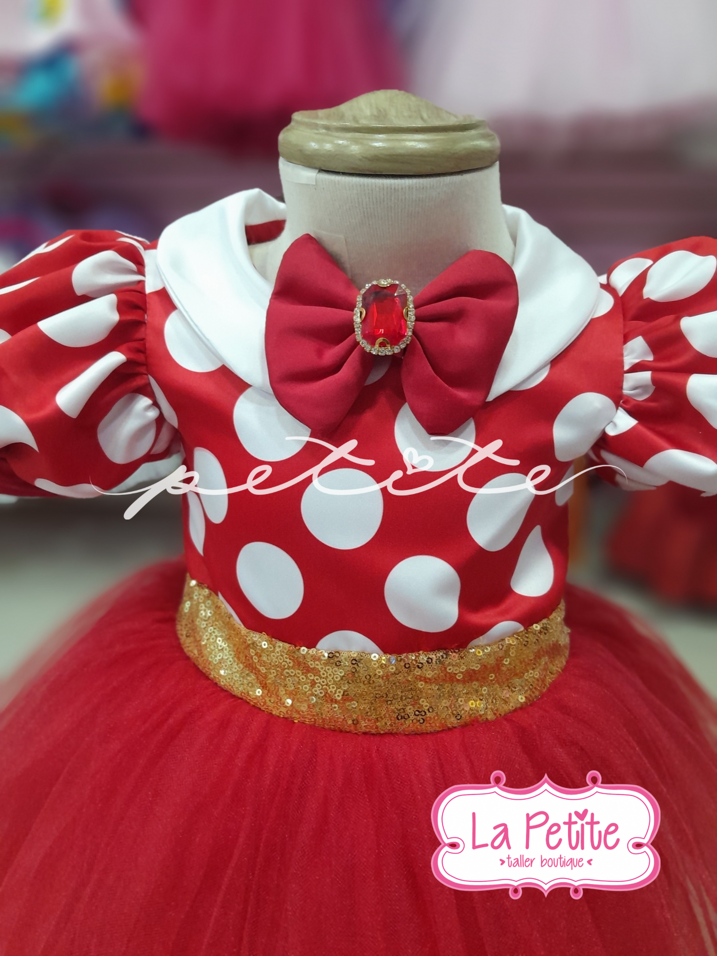Minnie tul rojo