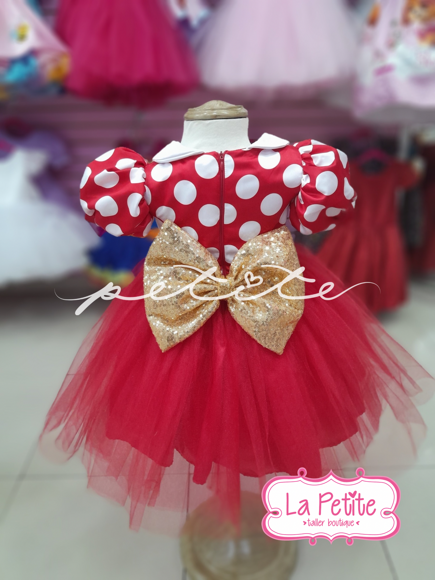 Minnie tul rojo