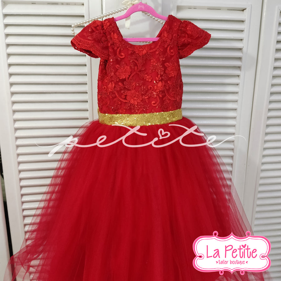 Vestido Rojo Encaje