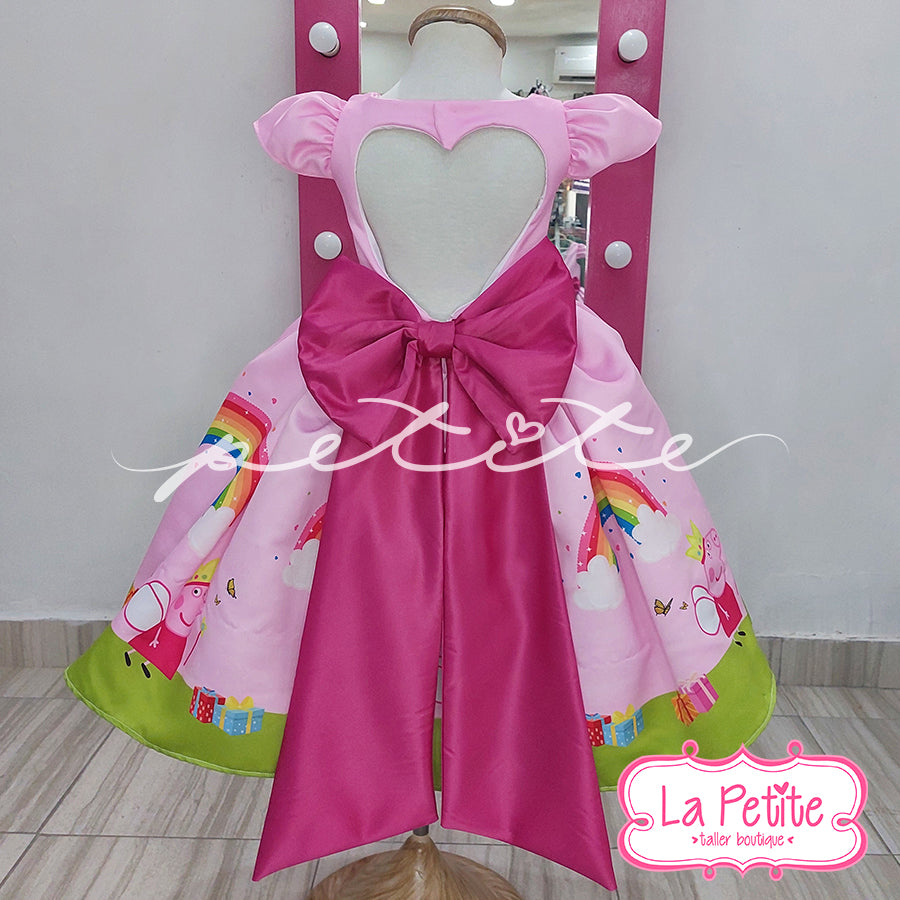 Peppa Pig espalda corazón